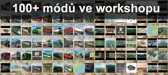 100+ módů ve Steam workshopu