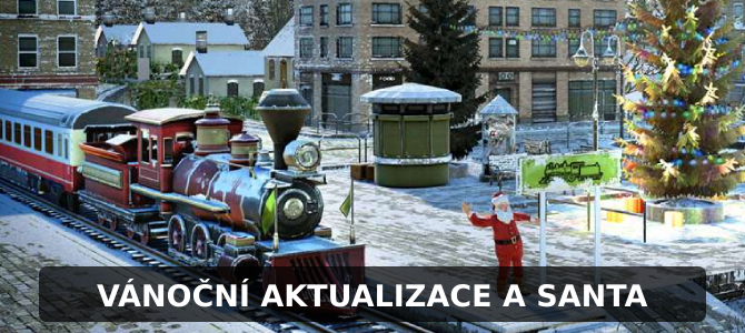 Aktualizace: Santa nastupuje do vlaku ve vánočním úkolu 2024!