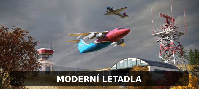 Aktualizace: Moderní letadla Aktualizace: Moderní letadla
